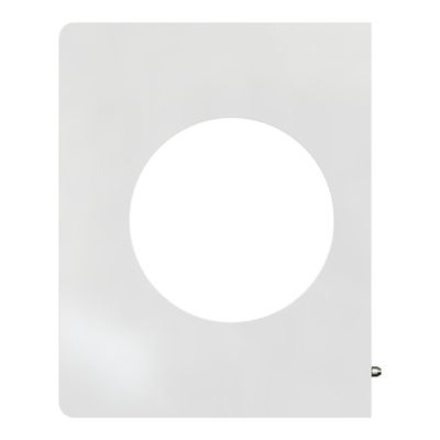 Plaque de finition latérale 1 poste Odace 2025 Architecte blanc émaillé - SCHNEIDER ELECTRIC