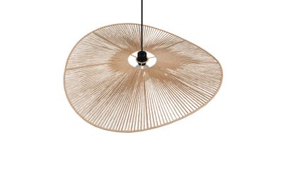 Suspension E27 Ø78 cm Laurine fil de papier naturel 40W - CASALUM