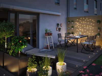Guirlande lumineuse extérieur LED 6,7m Link+Light IP44 48x2 lumens blanc chaud -  PAULMANN