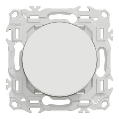 Interrupteur va-et-vient ou poussoir Odace 2025 blanc - SCHNEIDER ELECTRIC