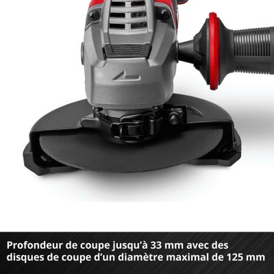 Meuleuse d'angle à batterie TP-AG 18/125 CE Q Li - Solo EINHELL