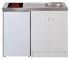 Cuisinette 120 cm avec plaque vitrocéramique NORD INOX