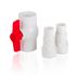 Vanne boule ouverture/fermeture pour tuyaux Ø38/32 mm -GRE