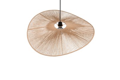 Suspension E27 Ø78 cm Laurine fil de papier naturel 40W - CASALUM