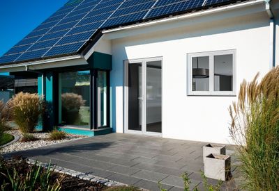 Fenêtre PVC blanc 2 vantaux oscillo-battant H.115 x l.120 cm CLOSY