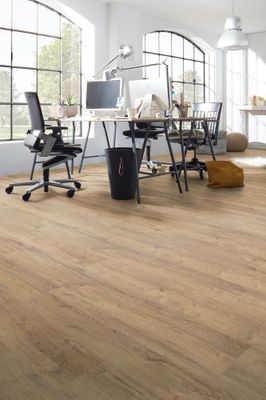 Sol stratifié décor Chêne GALLOIS  ép 8 mm 19,3 x 138 cm AC4 paquet de 2,131 m² KRONOTEX