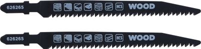 Lames de scie sauteuse en acier HCS par 2 - KWB