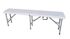 Banc de jardin pour réception pliable polyéthylène blanc 180 cm - JARDIN SAUVAGE