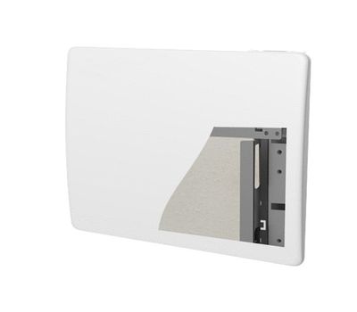 Radiateur à inertie sèche AXION 1000W blanc horizontal - HOMY