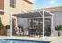 Pergola autoportante manuelle aluminium blanc 12 m², Livraison à domicile incluse - HABRITA