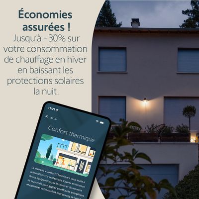 Capteur solaire d'ensoleillement et de température io - SOMFY