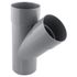 Culotte PVC évacuation 45° mâle/femelle Ø80 - FITT