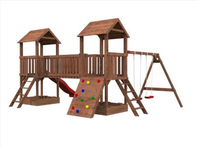 Aire de jeux Jesper 1 avec toboggan PALMAKO