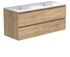 Meuble de salle de bains Evasion 4 tiroirs L120 x H83 x P46 cm panneaux de particules bois - CONCILIO