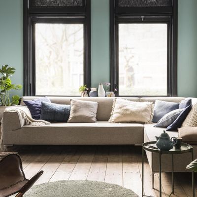 Peinture crème de couleur Vert Jade Satin 1,25 L - DULUX VALENTINE