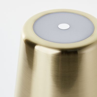 Lampe à poser extérieur rechargeable LED laiton XAANA blanc variable - BRILLIANT