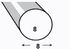 Profilé rond aluminium brut 8 mm 1 m CQFD