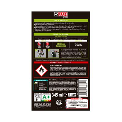 Mousse expansive 345 ml ELCH