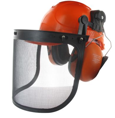 Casque forestier avec visière et protection anti-bruit 30 dB OZAKI