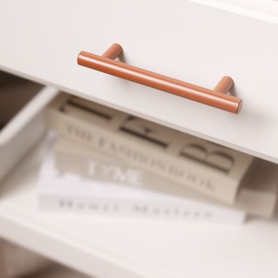 Poignée de meuble terracotta entraxe 96 mm REI