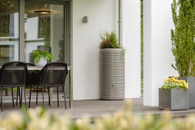 Récupérateur d'eau de pluie - Réservoir Nordic 2 en 1 - 300 litres gris clair - GRAF