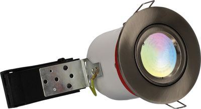 Spot LED GU10 nickel BBC RGBW smart