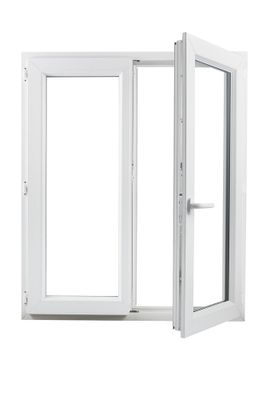 Fenêtre PVC blanc 2 vantaux H.145 x l.100 cm CLOSY