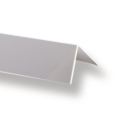 Cornière égale blanc rouleau PVC adhésif 2,5 x 2,5 x 0,4 mm 2,60 m CQFD