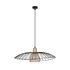 Suspension laiton noir E27 15W Ø58 cm ROMY - COREP