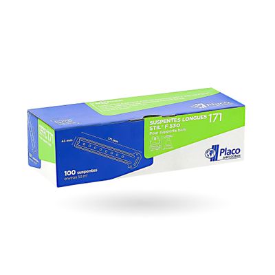 Suspentes longues 150mm pour fourrure F530 par 30 PLACO