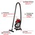 Aspirateur eau et poussière 20 L TC-VC 2045S - EINHELL