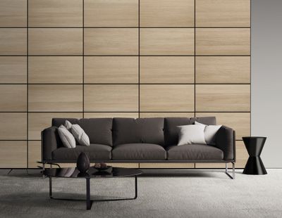 Panneau acoustique mural chêne clair - 8 x 400 x 800 mm - BRICOUS