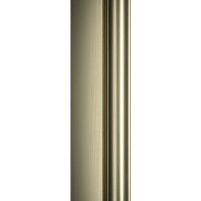Pare-baignoire rabattable 140x80 cm profilé or verre transparent Capri - SCHULTE