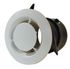 Bouche d'extraction pour VMC simple flux blanche diamètre 80 mm AUTOGYRE