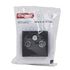 Prise TV, radio et satellite encastrable 2 modules Noir - Mosaic LEGRAND