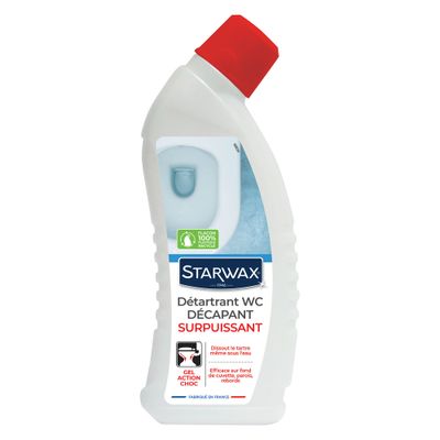 Détartrant surpuissant gel WC 750 ml STARWAX