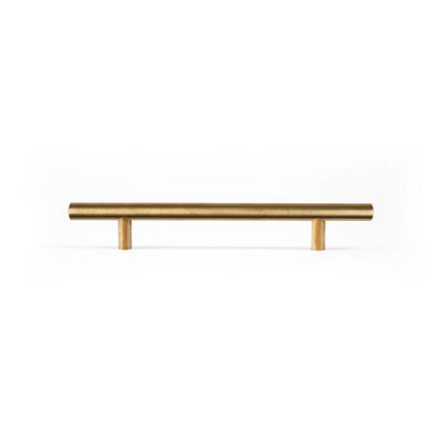 Poignée de meuble cylindrique inox laiton entraxe 96 mm par 4 REI