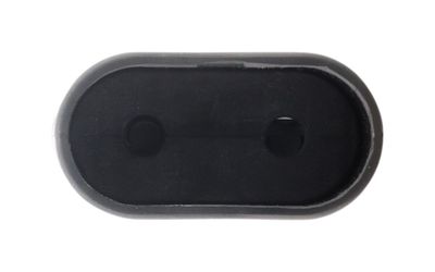 Fiche électrique femelle 2 pôles 6 A noire