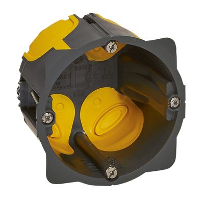 Boîte d'encastrement étanche Ecobatibox 1 poste 67x50mm IP40 pour matériaux creux - LEGRAND