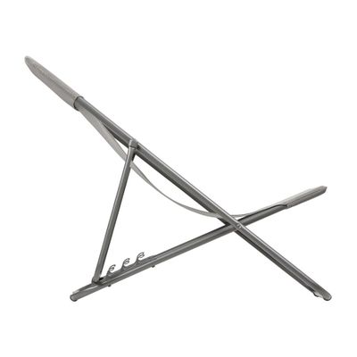Transat de jardin pliant multi-positions gris terre MAXI TRANSAT - LAFUMA
