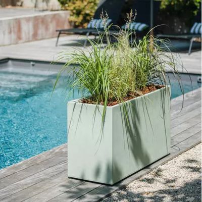 MURET BASALT EFFET BETON VERT 99X39X60 CM