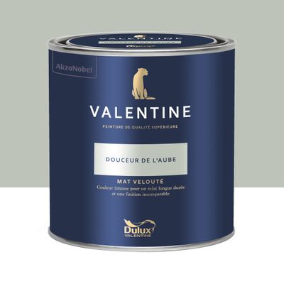 Peinture Valentine Mat Velouté Douceur de l'Aube 0,5 L - DULUX VALENTINE