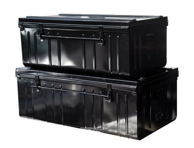 Cantine en métal noir par 2 - SNOR