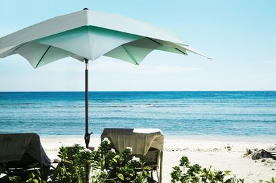 Parasol droit Lotus Celadon diamètre 3 m GIVEX