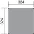 Pergola -  235 - 326 x 52 cm Livraison gratuite domicile - WEKA