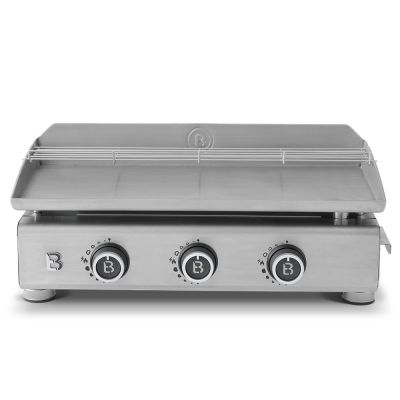 Plancha à gaz 3 brûleurs Silvia II G Inox BRASERO