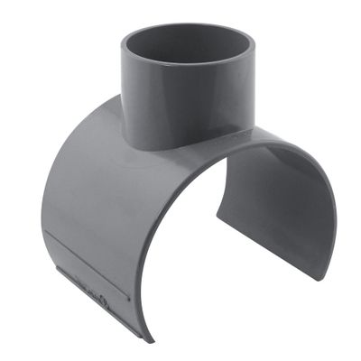 Selle de branchement PVC évacuation 90° mâle/femelle Ø100-110x50 - FITT