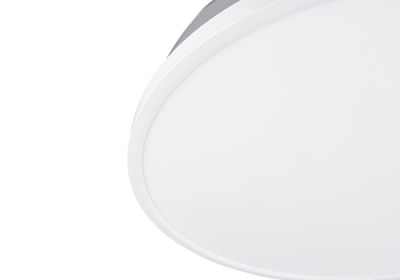 Ventilateur de plafond à pales rétractables LED + télécommande Blanc Ø106cm - Kasfjord REALITY