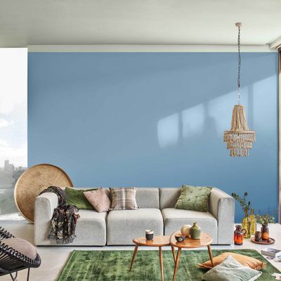 Peinture Crème de Couleur Bleu Céleste satin 1,25 L - DULUX VALENTINE