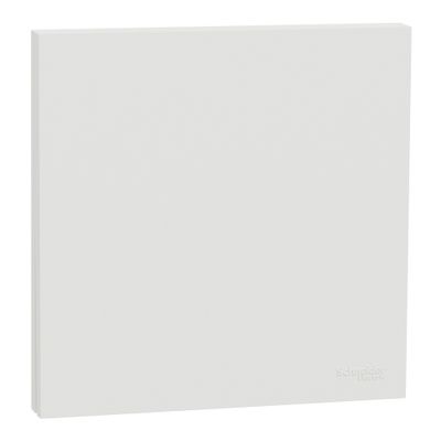 Interrupteur va-et-vient ou poussoir avec plaque intégrale Odace 2025 blanc - SCHNEIDER ELECTRIC